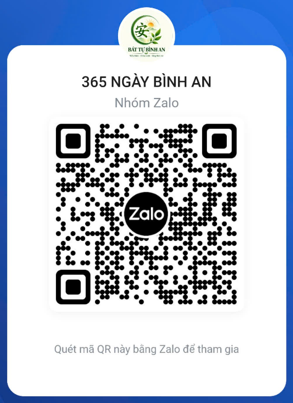 Mã QR Nhóm Zalo 365 Ngày Bình An